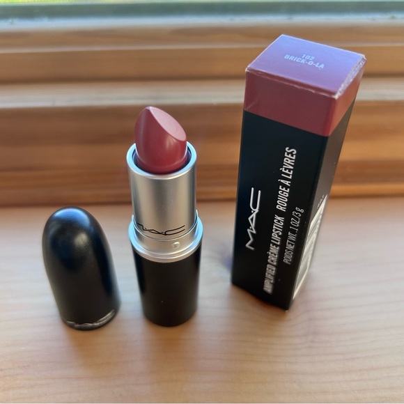 MAC Cosmetics Amplified Creme Lipstick in BRICK-O-LA Hydrating Rich Pigment NEW - Picture 6 of 10